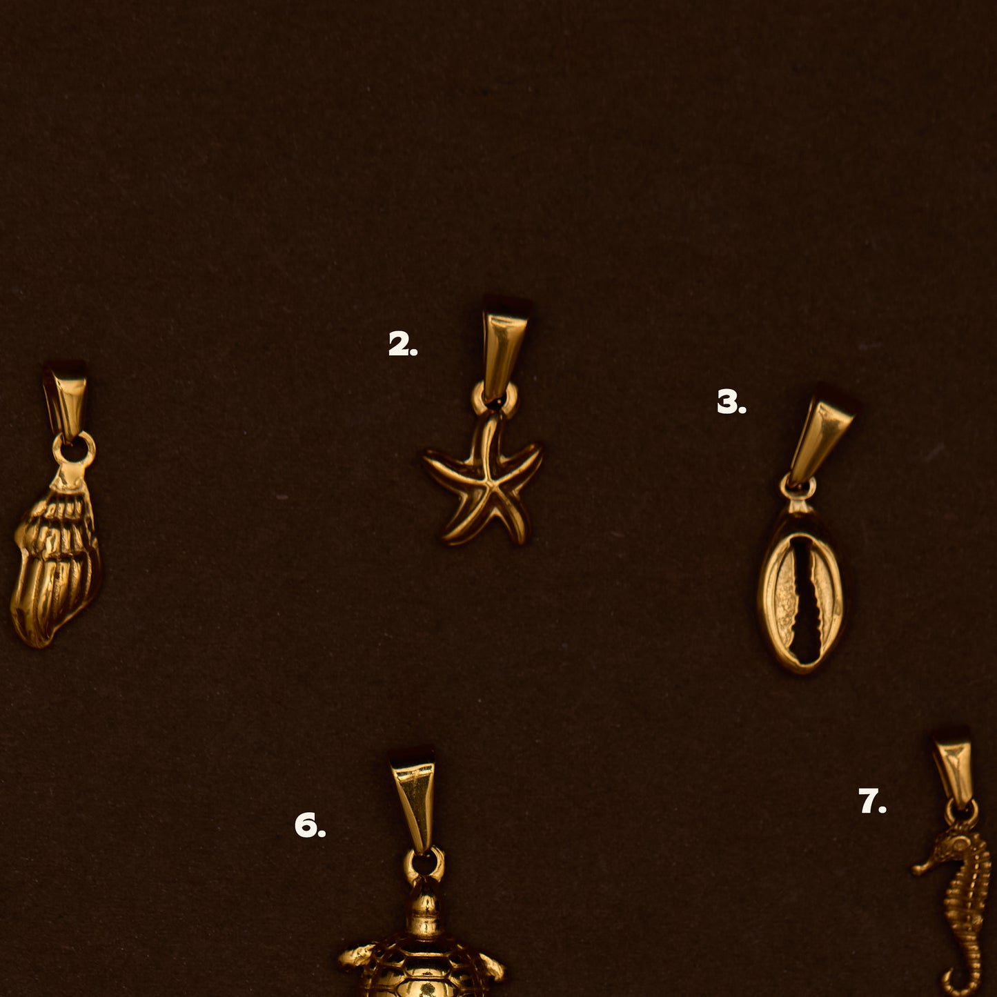 BEACH CHARMS (GOLD)