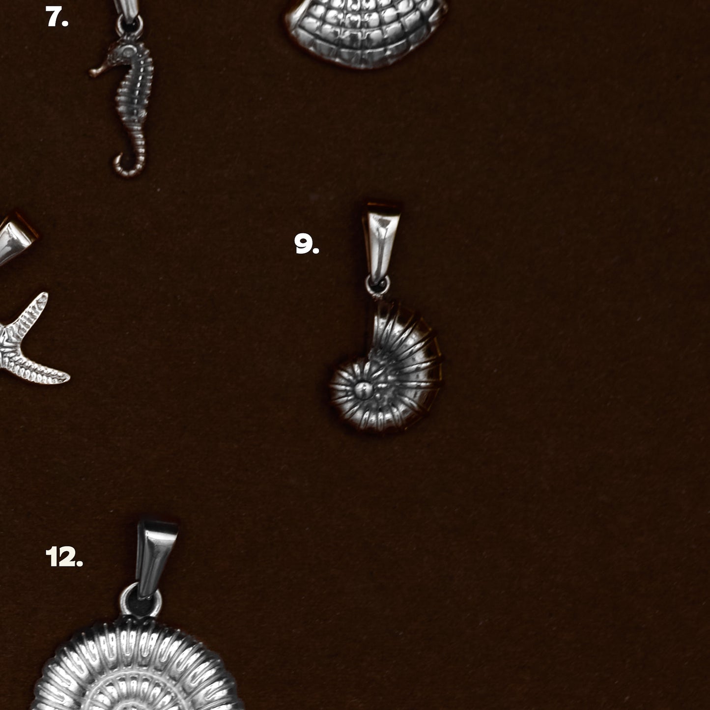 BEACH CHARMS (SILVER)