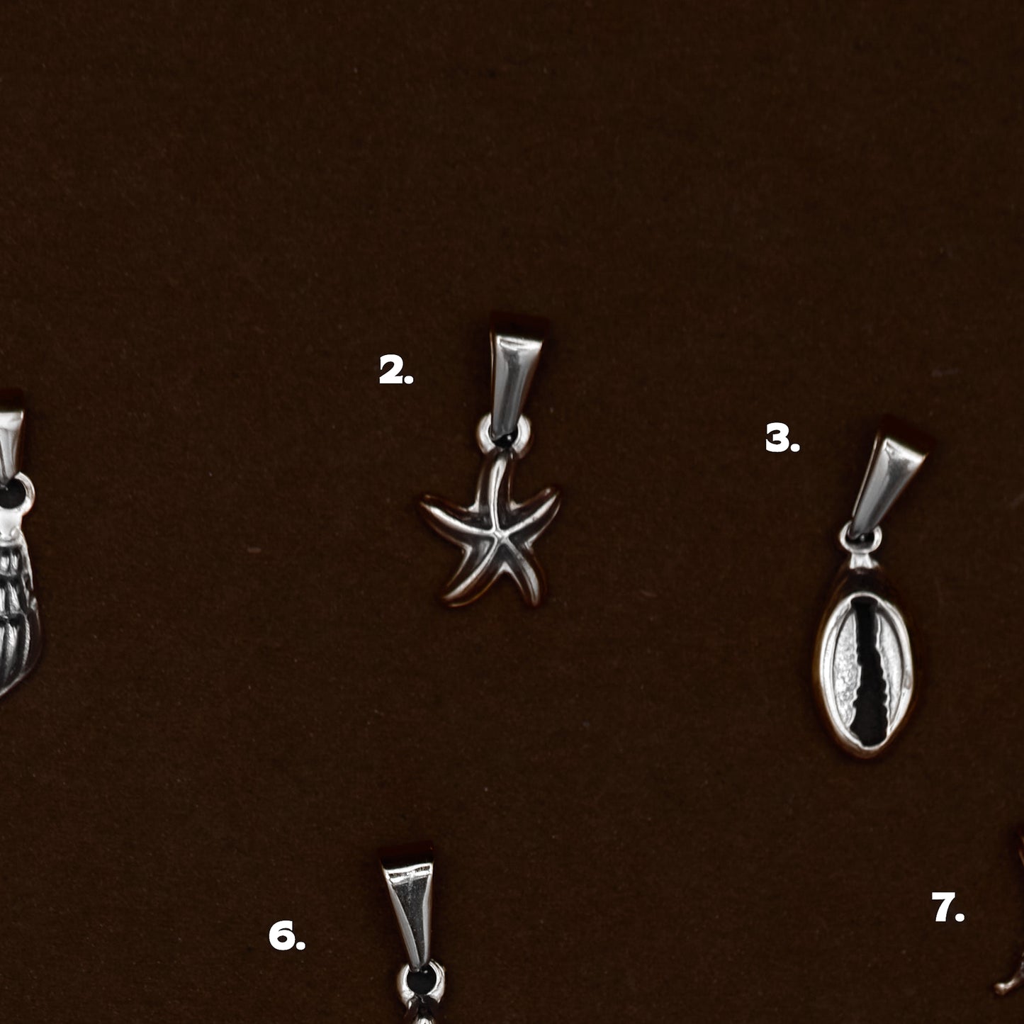 BEACH CHARMS (SILVER)