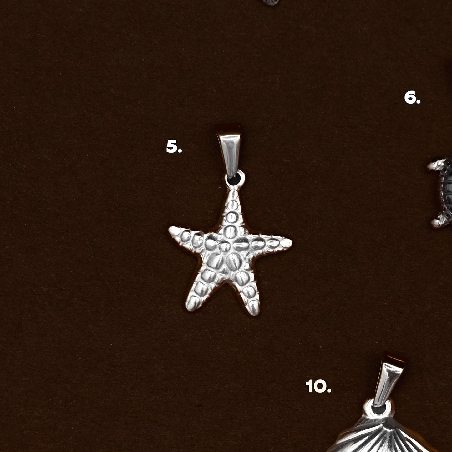 BEACH CHARMS (SILVER)