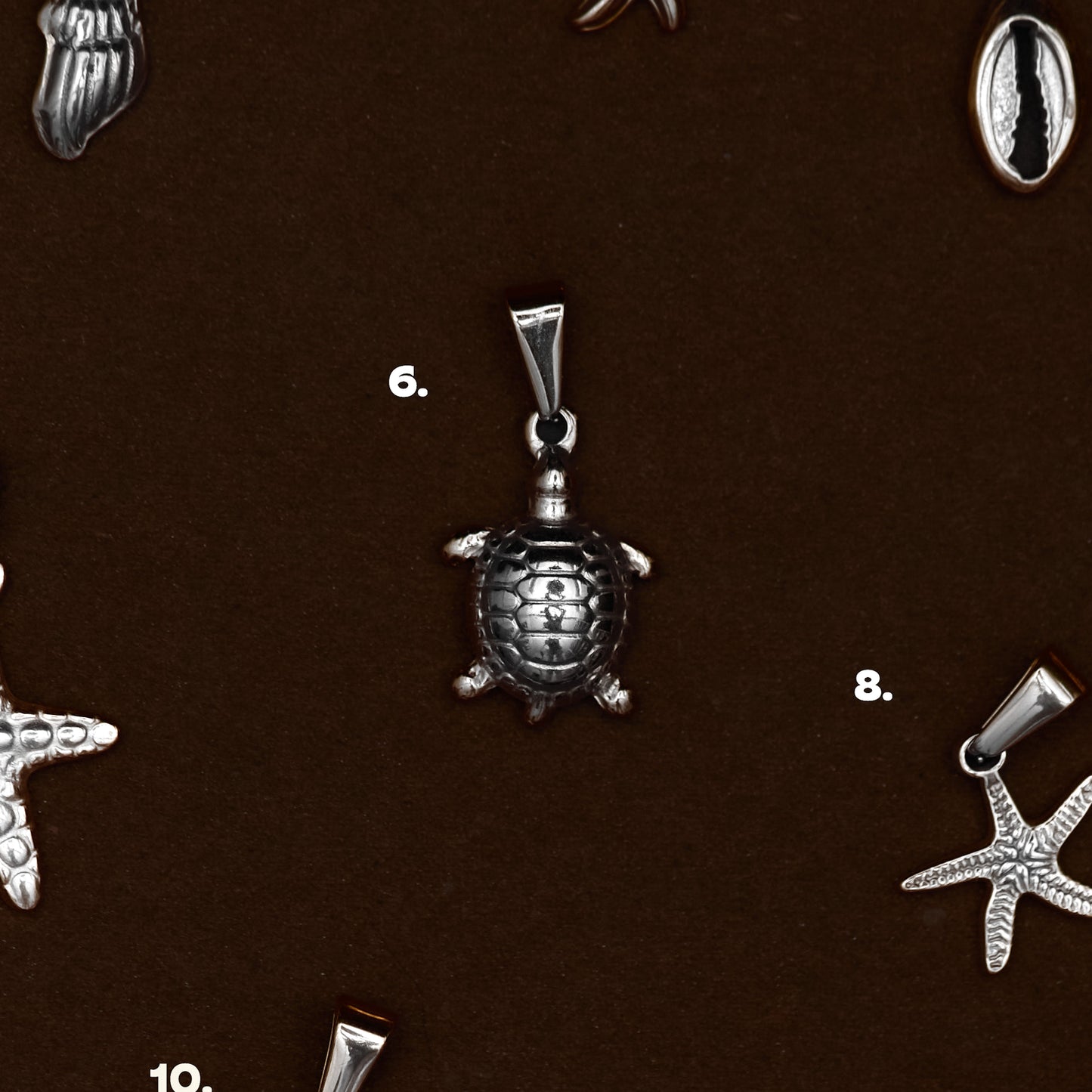 BEACH CHARMS (SILVER)