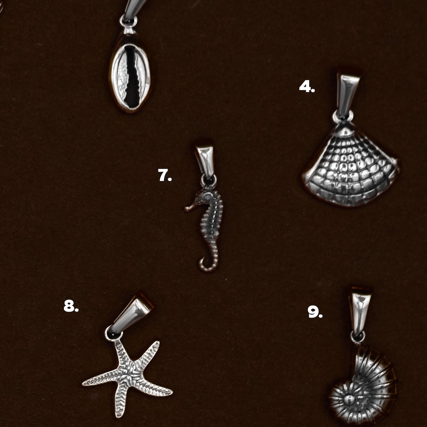 BEACH CHARMS (SILVER)