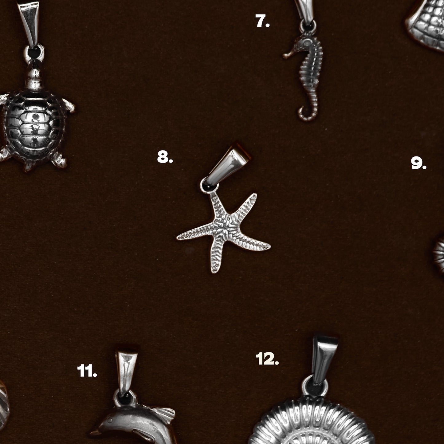 BEACH CHARMS (SILVER)