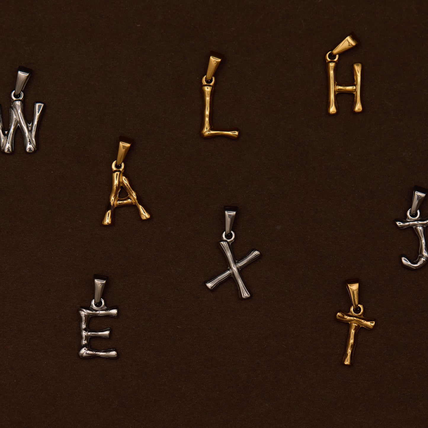 BAMBOO LETTERS (GOLD)