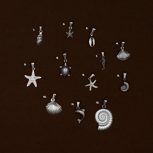 BEACH CHARMS (SILVER)