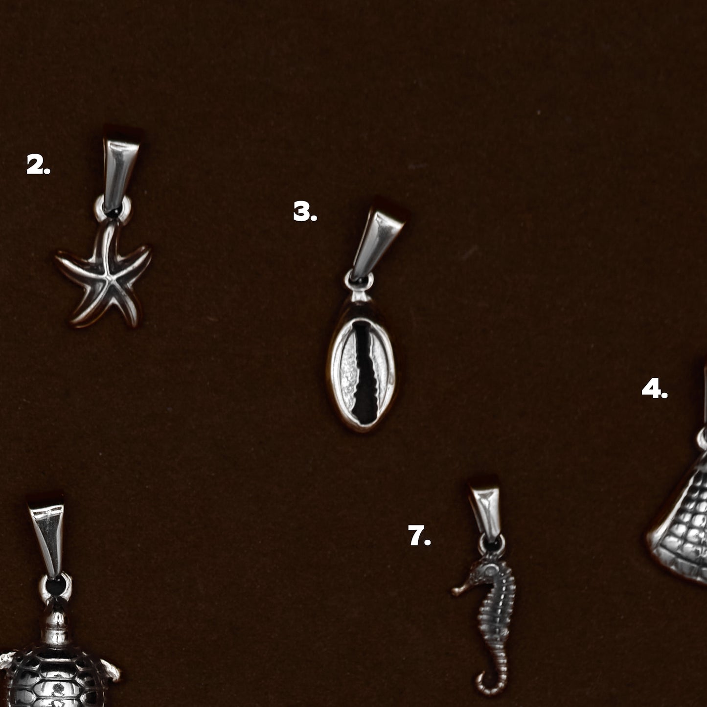 BEACH CHARMS (SILVER)