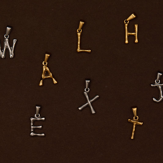 BAMBOO LETTERS (GOLD)