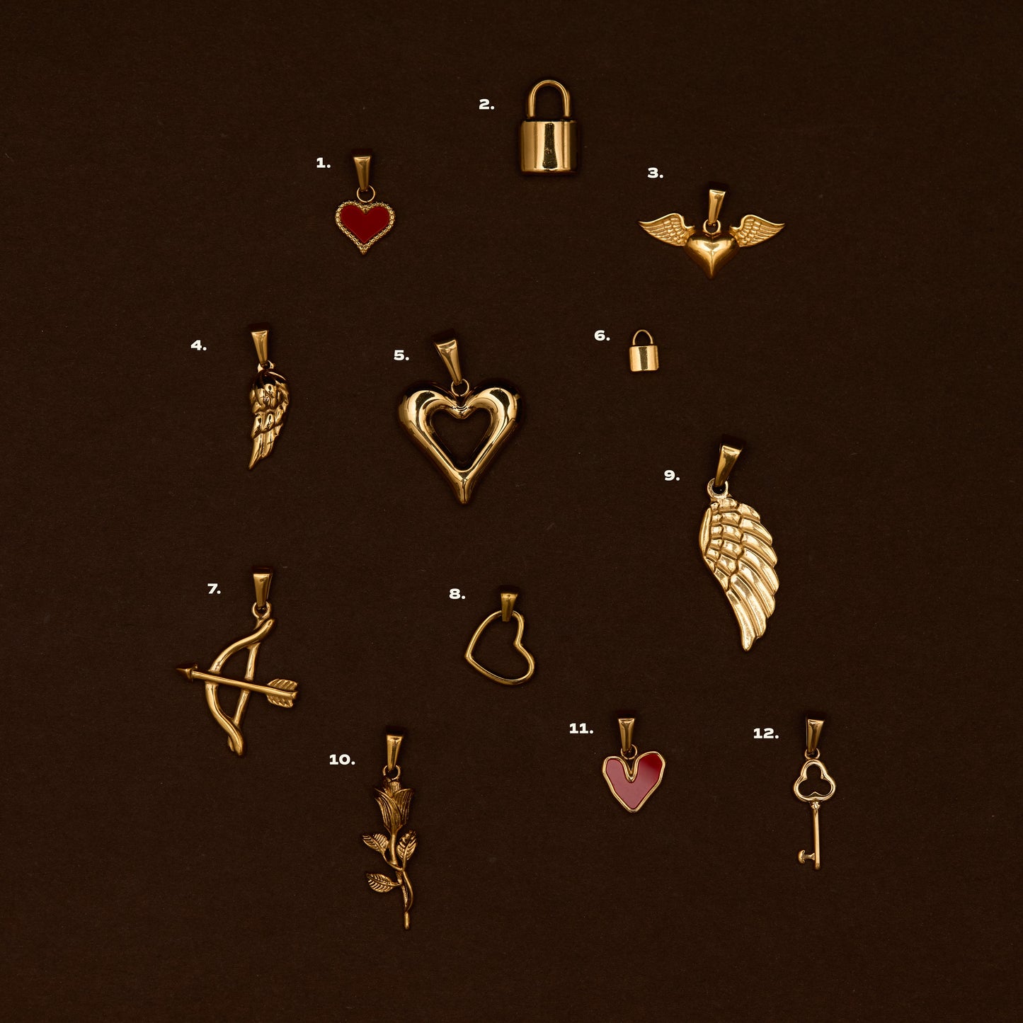 LOVE CHARMS (GOLD)
