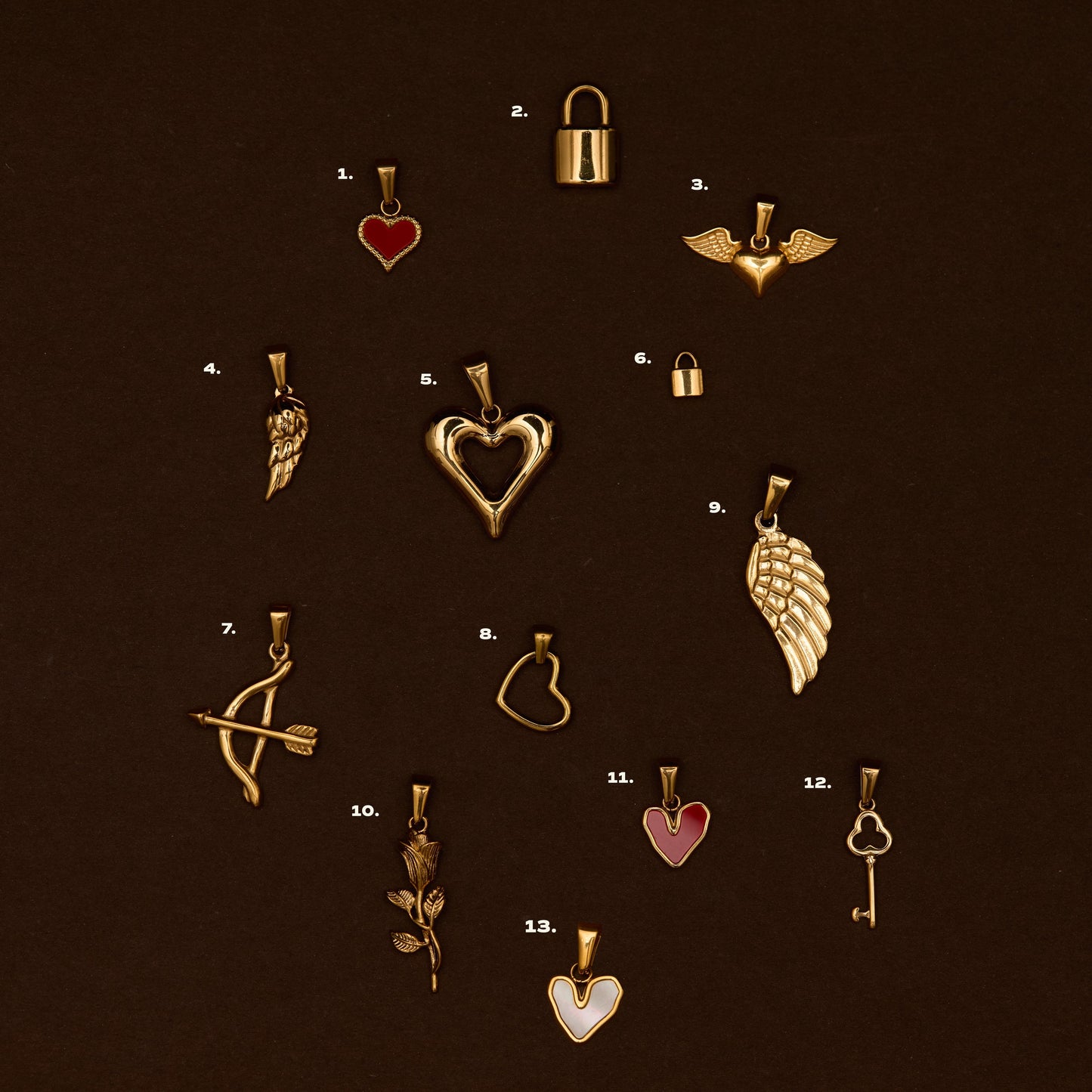 LOVE CHARMS (GOLD)