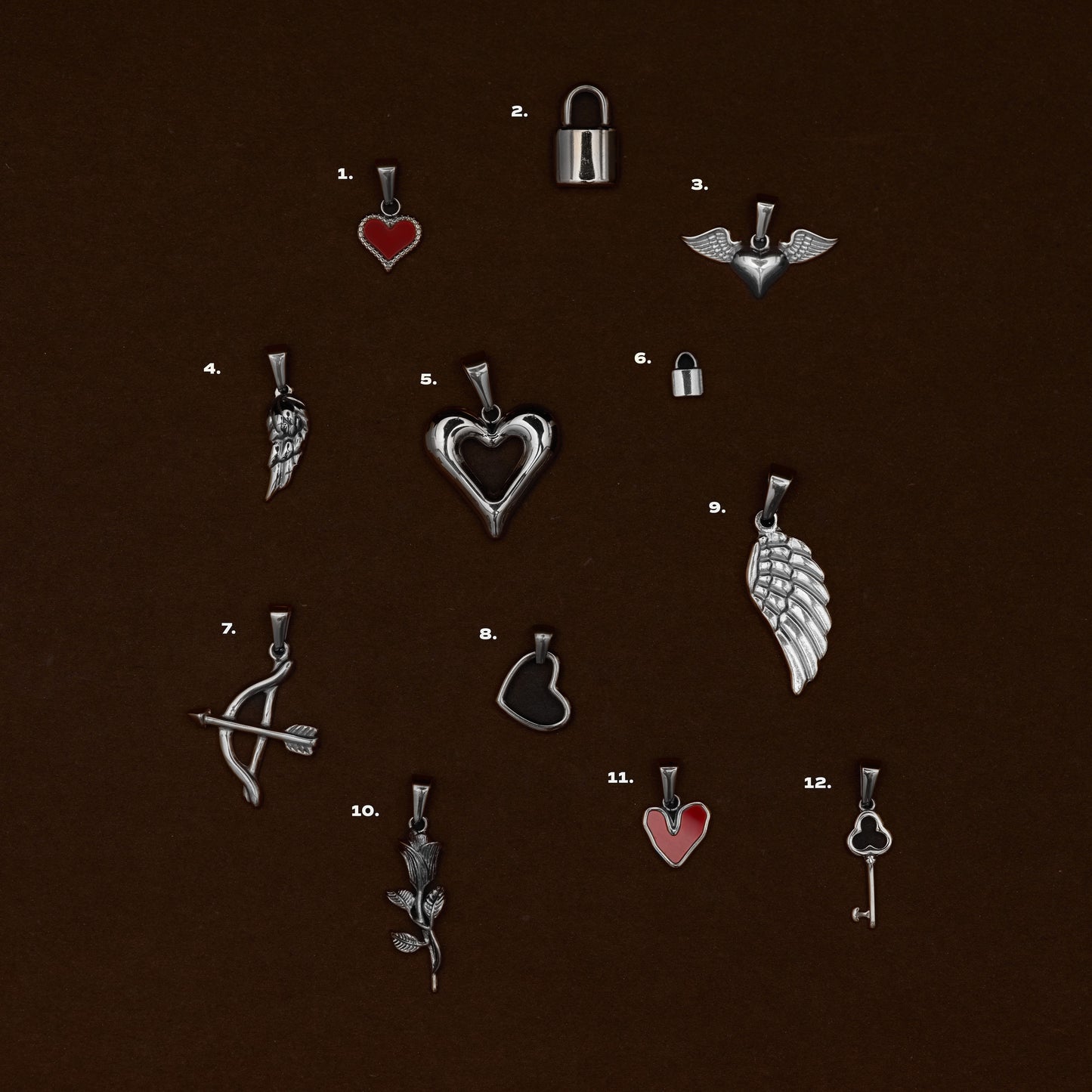 LOVE CHARMS (SILVER)