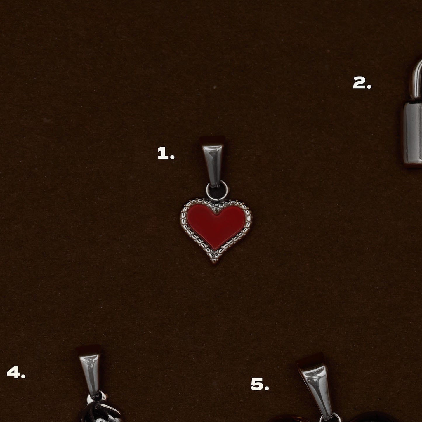 LOVE CHARMS (SILVER)